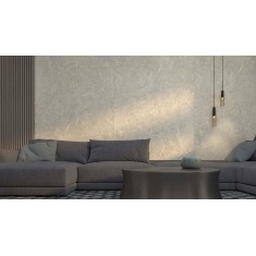 ST-044 - سرامیک اسلب ST044 طوسی روشن مدل کار شده 120x280 3D Fit Matt - مگاکر Megaker