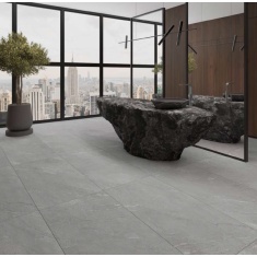 ولکامونیکا Volcamonica R1202 طوسی مات مدل کار شده 80x160 - اسلب میکل آنجلو
