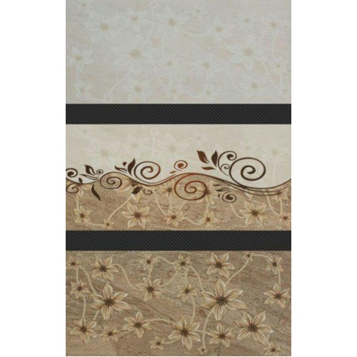 شکوفه Shokoufe - کاشی شکوفه کرم تيره - کاشی باستان میبد BASTAN TILE