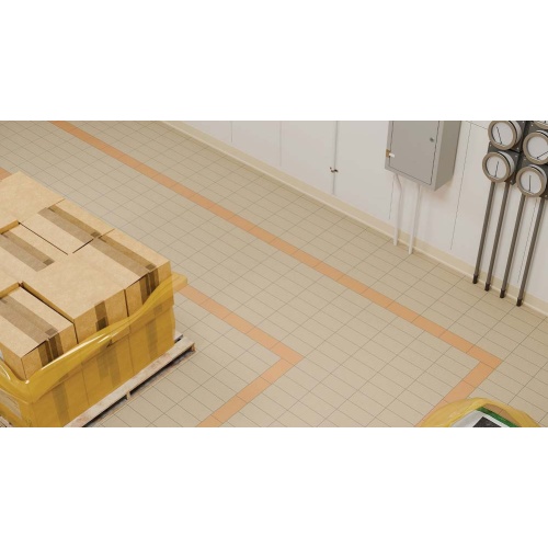 Color Body 1170 - سرامیک کالربادی نارنجی مدل کار شده - کاشی مرجان