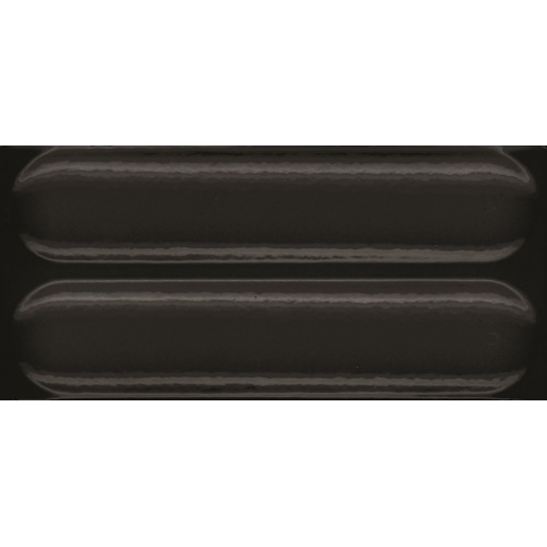 Palette Decor 1232 - دکور سرامیک پالت مشکی 11.5x24 - کاشی مرجان Marjan Tile