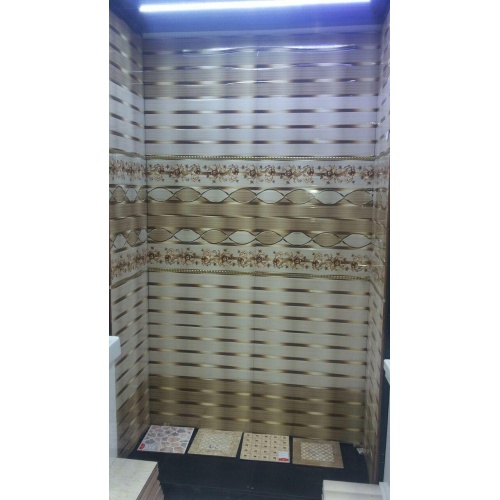 مرجان Marjan - کاشی مرجان کرم نمونه کار شده - کاشی باستان میبد BASTAN TILE