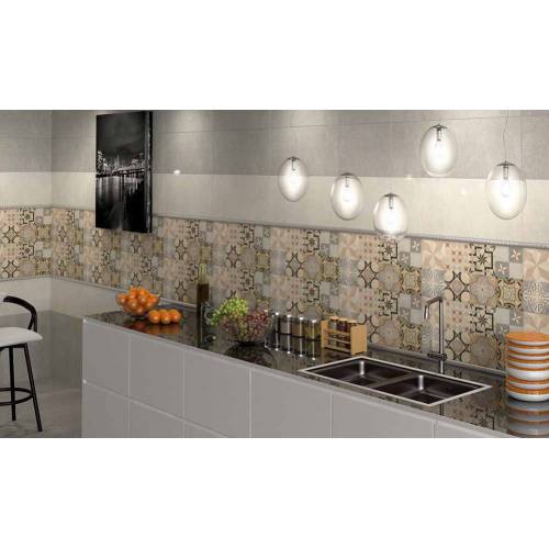 اطلس Atlas - کاشی اطلس طوسی روشن 3060 - کاشی رومانس ROMANCE TILE