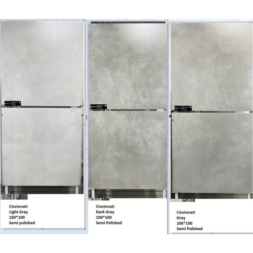 سینسیناتی Cincinnati- سرامیک سینسیناتی طوسی تیره سمی پولیش 100x100 - سرامیک ریوان Rivan