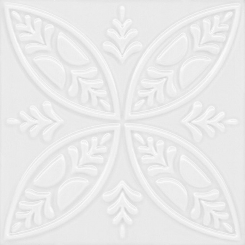 فلاور - سرامیک فلاور سفید - شرکت کاشی پرسپولیس persepolis TILE