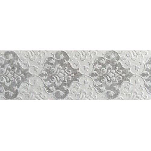 شارلوت Sharlot - دکور سرامیک طوسی مدل کارشده - کاشی زرین خراسان  ZARRIN tile