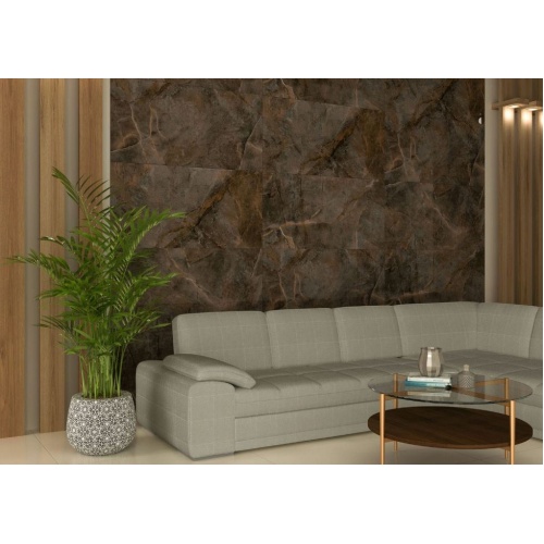 ادینبرگ Adinberg- سرامیک ادینبرگ قهوه ای پولیش 60x120 - کاشی عقیق
