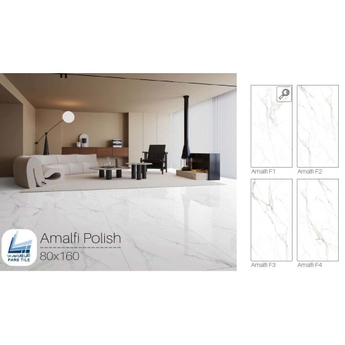 آمالفی Amalfi - سرامیک آمالفی سفید مدل کار شده 80x160 - کاشی پارس