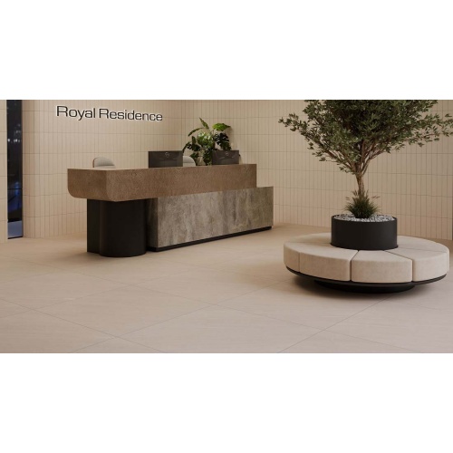 رترو کرم Retro Lotte 1311 - سرامیک رترو کرم مات 7x29 - کاشی مرجان