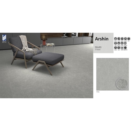 آرشین Arshin - سرامیک آرشین طوسی 90x90 - سینا کاشی SINA TILE