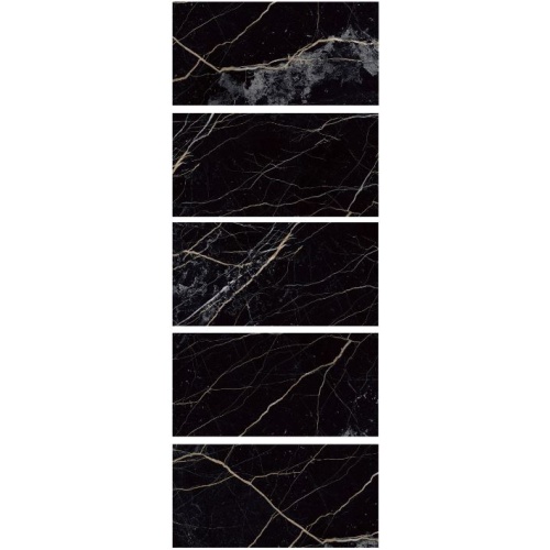 آروکس Arvex - سرامیک آروکس مشکی نانو پولیش مدل کارشده 80x160 - اسلب آبادیس