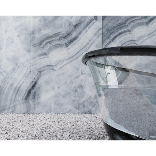 Atlantic Blue 3205  - سرامیک اسلب آتلانتیک آبی پولیش مدل کارشده 120x240 - اسلب ورونزو Veronzo