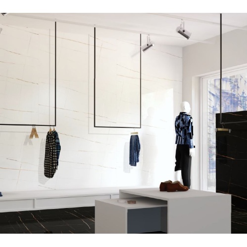 بامبو وایت Bamboo White - سرامیک اسلب بامبو سفید پولیش 80x160 - آندیا گرس ANDIA GRES