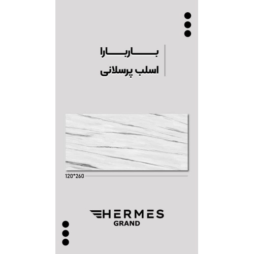 باربارا Barbara - سرامیک اسلب باربارا سفید مات 120x260 - اسلب هرمس تبریز