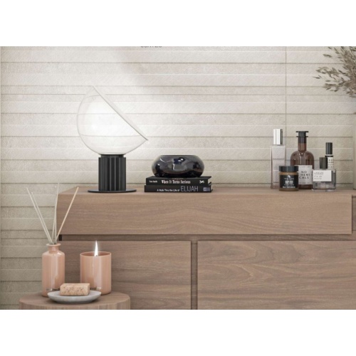 بلیس Belis - دکور سرامیک بلیس کرم مات مدل کارشده 60x120 - کاشی رالس