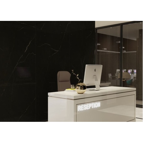سرامیک اسلب بنفیکا مشکی مدل کار شده 120x280 - اسپینا اسلب Spina Slab
