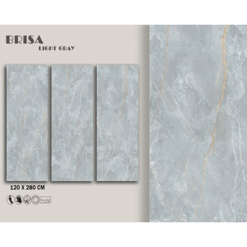 سرامیک اسلب بریسا طوسی روشن مدل کار شده 120x280 - اسپینا اسلب Spina Slab