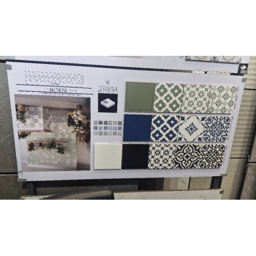 برلین Berlin - سرامیک برلین دکور مشکی مات 15x15 - سرامیک جگوار Jaguar