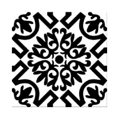 برلین Berlin - سرامیک برلین دکور مشکی مات 15x15 - سرامیک جگوار Jaguar