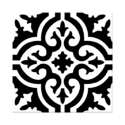 برلین Berlin - سرامیک برلین دکور مشکی مات 15x15 - سرامیک جگوار Jaguar