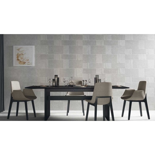 Capri Gray Bera - سرامیک کاپری گری برا مدل کار شده 40x120 - اسپینکر Spainker