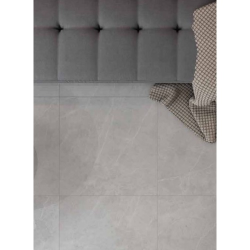 کاپری Capri - سرامیک کاپری طوسی روشن براق مدل کارشده 60x60 - کاشی الوند