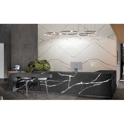 کارول Carol - سرامیک اسلب بوک مچ کارول سفید مدل کار شده 160x320 - اسلب هرمس تبریز