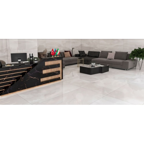 caspian light gray 7794- کاسپین طوسی روشن پولیش مدل کارشده80x120 - کاشی میلان
