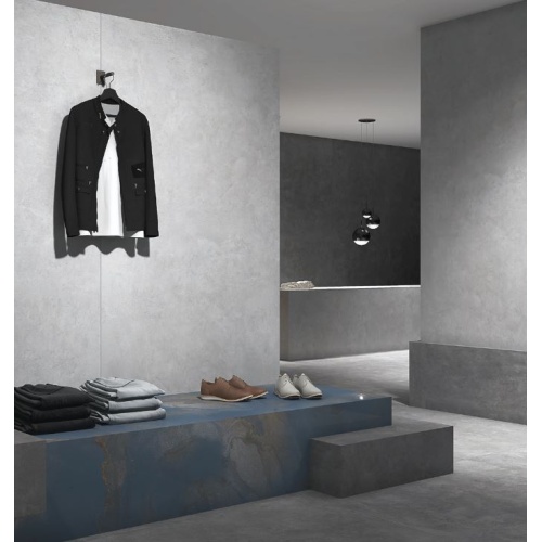 سزار Cesar - سرامیک اسلب سزار طوسی روشن مات مدل کارشده 120x270- اسلب کلکسیون Slab Collection