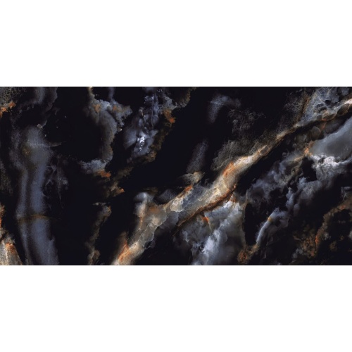 6990 darwin black - سرامیک داروین مشکی پولیش 60x120 - کاشی میلان