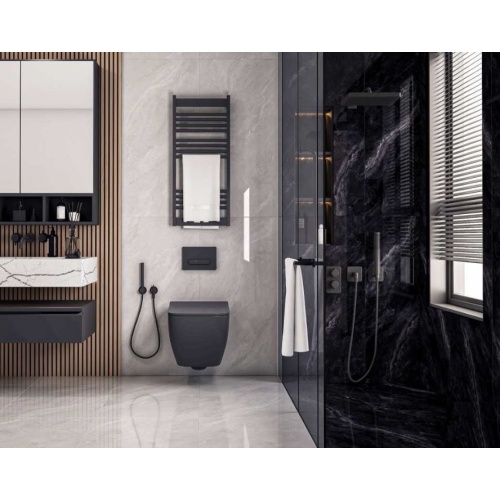 Decima Black - سرامیک دسیما مشکی پولیش مدل کارشده 80x160 - سرامیک بسلی Besli