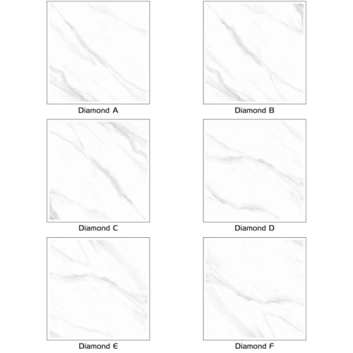 دیاموند Diamond - سرامیک دیاموند سفید مات مدل کارشده 60x60 - کاشی سرام نگار Ceram Negar