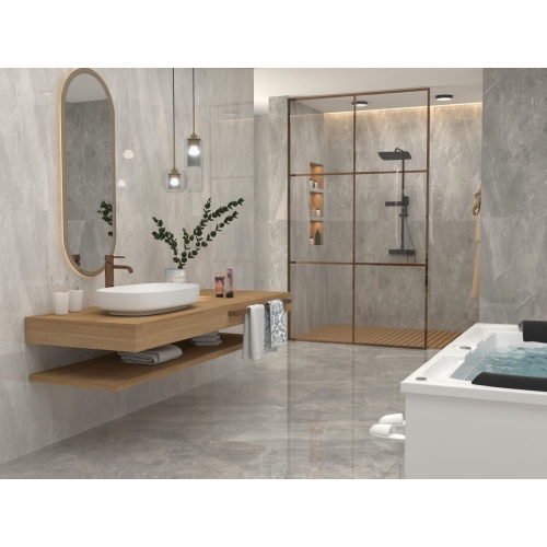 ارتس Earth - سرامیک ارتس طوسی روشن پولیش 60x120 - سینا کاشی SINA TILE