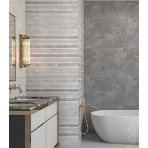 فیکوس Ficus - سرامیک استراکچر  فیکوس طوسی براق 30x90 - کاشی الوند Alvand Tile