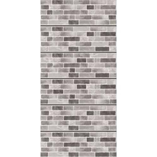 آجرنما - سرامیک طوسی روشن مدل کارشده 40x120 -کاشی درنیک Dornik Tile