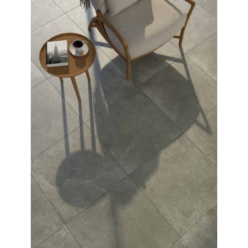 Fusion Stone Dark Gray - سرامیک فیوژن استون طوسی تیره مات مدل کارشده 60x60 - سرامیک راک 