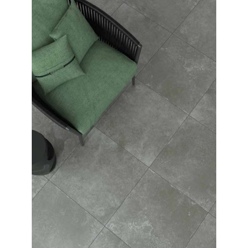 Fusion Stone Dark Gray - سرامیک فیوژن استون طوسی تیره مات مدل کارشده 60x60 - سرامیک راک 