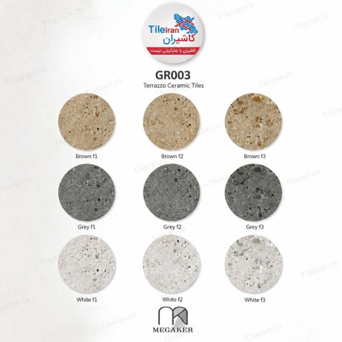 GR-003 - سرامیک اسلب GR003 وایت 120x310 3D Fit Matt - مگاکر Megaker