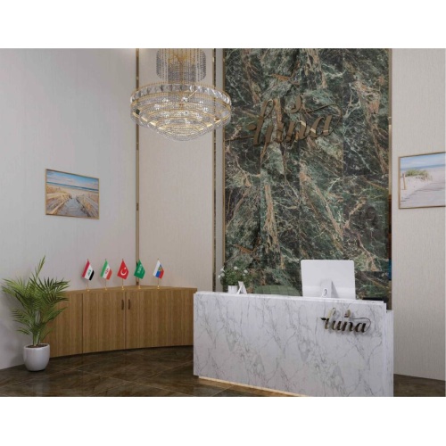 استون سبز Green Stone - سرامیک استون سبز مدل کار شده 60x120 - کاشی میلان
