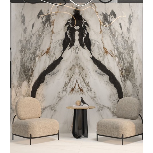 آیکونیک Iconic - سرامیک اسلب بوک مچ آیکونیک بژ پولیش 120x240- کاشی هرمس سرام نوین