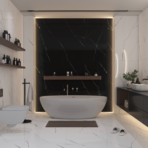 کلاریکا Clarika - سرامیک کلاریکا سفید نانو پولیش 100x100 - کاشی بیستون