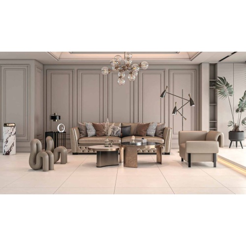 Indus Cream - سرامیک ایندوس کرم پولیش 80x80 - سرامیک راک