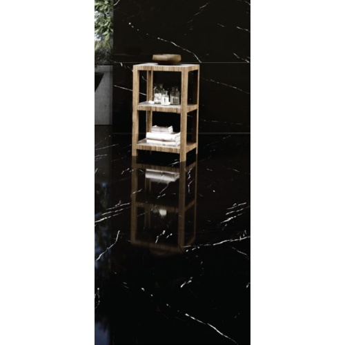 Infinity Black 5604 - سرامیک اسلب اینفینیتی مشکی پولیش 80x160 - اسلب ورونزو Veronzo