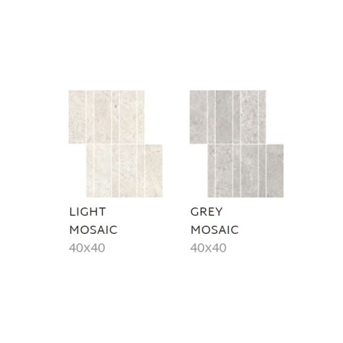 Capri Gray - موزاییک کاپری گری مات 30x45 - اسپینکر Spainker