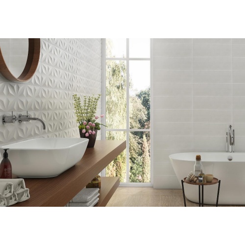 لانوین Lanvin White- کاشی لانوین سفید 20x60- سرامیک چیتا  CHITA CERAMIC
