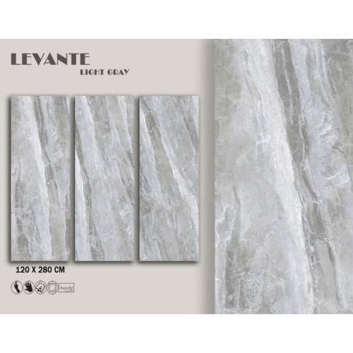 سرامیک اسلب لوانته طوسی روشن مدل کار شده 120x280 - اسپینا اسلب Spina Slab