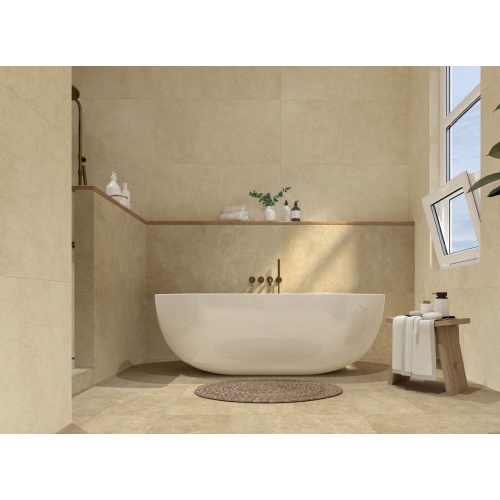 لومینا Lomina - سرامیک لومینا کرم تیره مات 60x120 - سینا کاشی SINA TILE