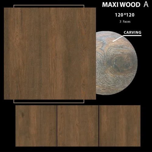 ماکسی وود Maxi Wood A- سرامیک اسلب ماکسی وود A کاروینگ 120x120- اسلب هرمس سرام نوین