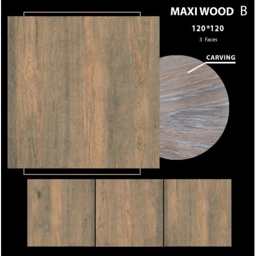 ماکسی وود Maxi Wood B- سرامیک اسلب ماکسی وود B کاروینگ 120x120- اسلب هرمس سرام نوین