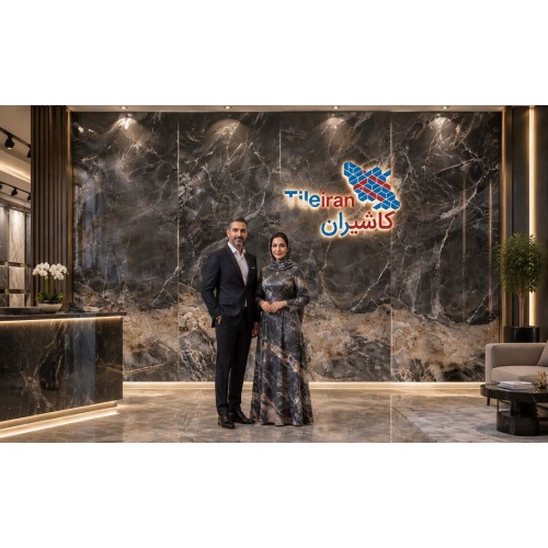 MB-001 - سرامیک اسلب MB001 مشکی پولیش 120x280 - مگاکر Megaker